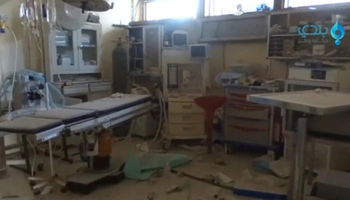 طائرات روسية تدمر المستشفيات في حلب