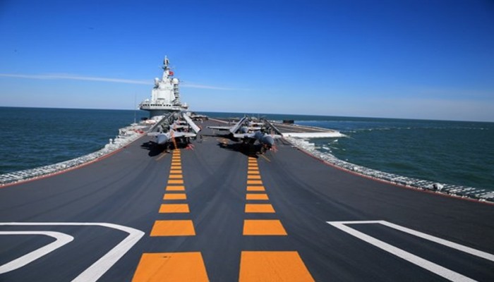 تعرف على أول حاملة طائرات صينية جاهزة للقتال (فيديو)