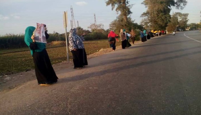 فعالية لتحالف دعم الشرعية بالزقازيق على طريق ههيا