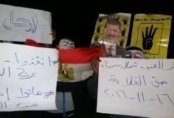 وقفة ليلية لثوار بئر العبد تنديدا بجرائم العسكر التي لا تنتهي