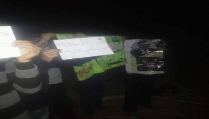 حركة احرار حوش عيسي تحى صمود معتقلى برج العرب فى وقفة احتجاجية