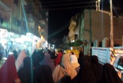 مسيرة ليلية بأبو كبير بالشرقية في ختام تظاهرات"حق الغلابة"