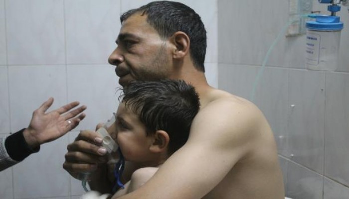 جيش بشار يقتل المدنيين بالغاز السام