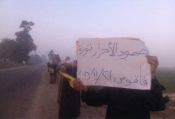 ثوار فاقوس بالشرقية يواصلون تظاهرات "ارحلوا" في يومها الرابع