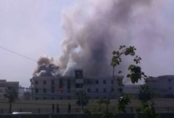 حريق هائل بمنطقة تجنيد طنطا
