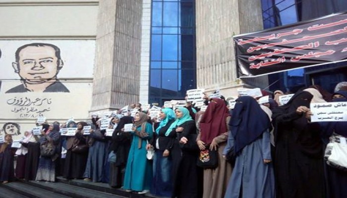 تظاهرة حاشدة لذوي معتقلي برج العرب