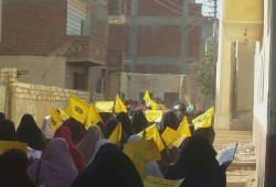 رغم القبضة الأمنية...القرين بالشرقية تنتفض وتؤكد"لساها ثورة يناير"