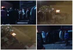 بالصور.. مشادات بين الأهالى من أجل كيس سكر في سيارات القمامة بحوش عيسى