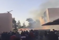 عاجل : حريق ضخم بمدينة الإنتاج الإعلامي