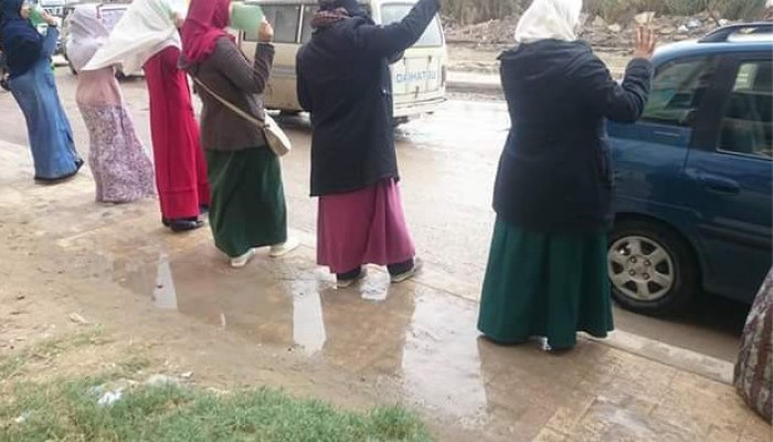 تظاهرة لحرائر المندرة تنديدا بالانتهاكات ضد المعتقلين