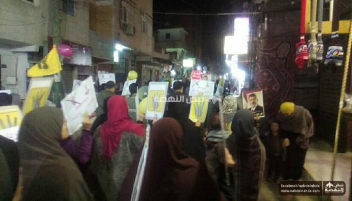 الجيزة: ثوار كرداسة ينظمون فعالية ضد الانقلاب تطالب بعودة الرئيس مرسي