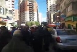 أحرار الإسكندرية ينتفضون من محطة مصر بمسيرة تطالب بوحدة الثوار