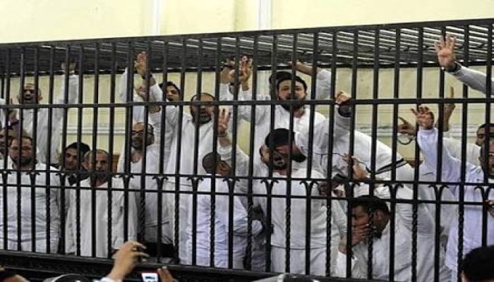 اليوم .. قضاء الانقلاب يواصل نظر قضية "غرفة رابعة" الملفقة