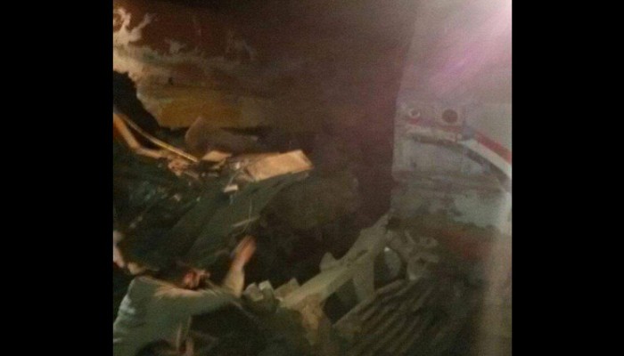 تصادم قطاري ركاب بخط "إيتاي البارود القاهرة"