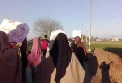 ثوار المنوفية يدشنون مظاهرات "الحرية حق"