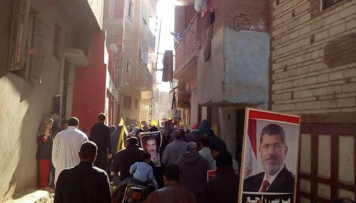 مسقط رأس الرئيس مرسي بالشرقية ترد علي اعتقال نجله بانتفاضة حاشدة