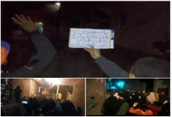 ثوار أبو كبير بالشرقية يتظاهرون ليلا ويؤكدون "الحرية حق"