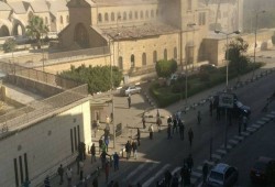 انفجار في محيط الكاتدرائية بمنطقة العباسية