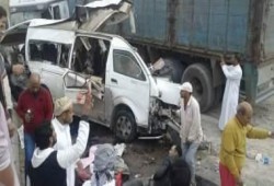 الإسكندرية : مصرع 12 شخص في حادث بالطريق الدولي