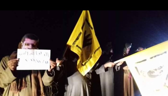 في فعالية ليلية: ثوار الدلنجات يرفعون شعار " كل الدم المصرى حرام"