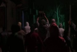 مسيرة بحوش عيسي تحت شعار "الحرية حق" وتحمل الانقلاب مسؤولية تفجير الكاتدرائية