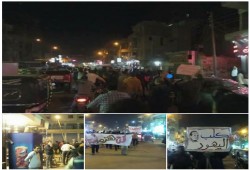 ثوار مينا القمح بالشرقية يدينون تفجير الكنيسة البطرسية