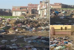 انتشار القمامة يثير غضب أهالي الوسطانية والعكريشة بكفر الدوار