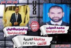 أمن الانقلاب بالغربية يخفي قسريا 6 شباب لمدد بين شهر و 3 شهور