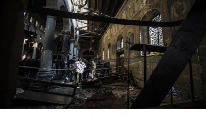في بيان منسوب للتنظيم .. داعش يعلن مسئوليته عن تفجير الكاتدرائية