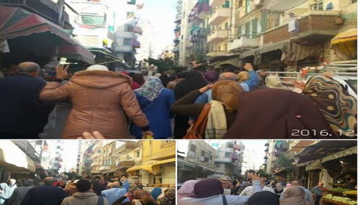 أزيحوا السيسي وبشار .. ثوار الإسكندرية يتظاهرون ضد الانقلاب العسكري وتضامنا مع حلب