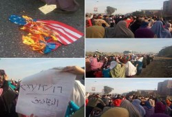 تظاهرات بالزقازيق تضامنا مع حلب في اسبوع "ازيحو السيسى وبشار"