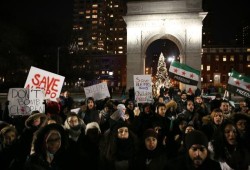تظاهرات بأوروبا وأميركا وتركيا للتضامن مع "حلب"