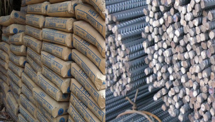 مواد البناء.. حديد عز يسجل 10 آلاف جنيه للطن.. والأسمنت 800 جنيه