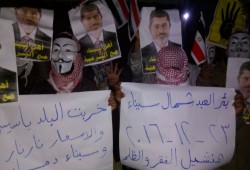 وقفة ليلية لثوار بئرالعبد ضمن فعاليات "هنشيل الفقر والظلم"