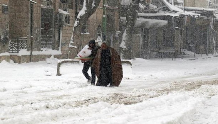 البرد يقتل خمسة مهجّرين من شرقي حلب