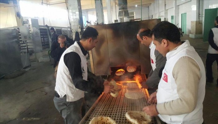 جمعية تركية تفتتح مخبزاً في جرابلس السورية بطاقة 70 ألف رغيف يوميا