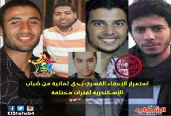 مليشيا الانقلاب تخفي 10 شباب بينهم 8 من الإسكندرية