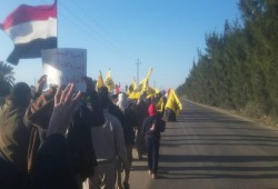 البحيرة : مسيرة ثورية لثوار النوبارية ترفض بيع "تيران وصنافير"