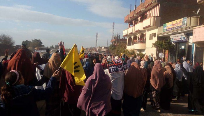 مظاهرات متنوعة بالشرقية تندد بأحكام قضاة العسكر