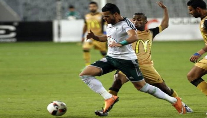 المصري يعبر عقبة الإنتاج الحربي بفوز صعب