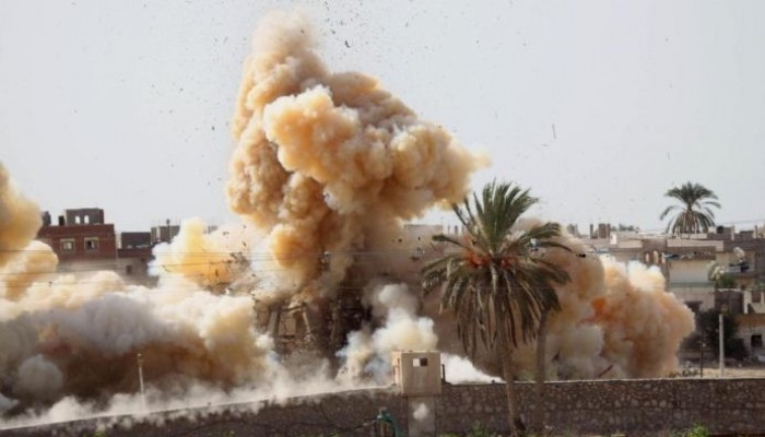 مصرع نقيب شرطة ومجند في تفجير بالعريش