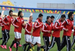 لاعبو المنتخب يؤدون مرانهم الأول استعدادا للجابون