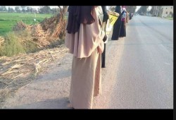 سلسلة بشرية لثوار الزقازيق ضد حكم العسكر