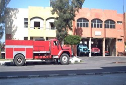 حريق هائل بمخزن قطن في أبو رواش