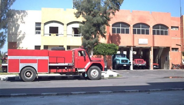 حريق هائل بمخزن قطن في أبو رواش