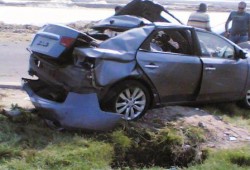 إصابة 7 أشخاص فى حادث انقلاب سيارة ببورسعيد