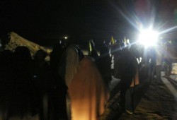 مسيرة ليلية لثوار بلطيم تحت شعار "يناير يجمعنا"