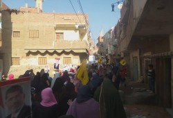 يناير يجمعنا ومصرية تيران وصنافير بمسقط رأس الرئيس مرسي بالشرقية