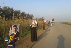 "تيران وصنافير مصرية" هتافات ثوار أبو حمص