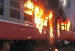 اندلاع حريق بقطار مطروح صباح اليوم